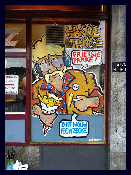 Iech höb eve gein wäörd, doeg miech mer 'n tuut friet.